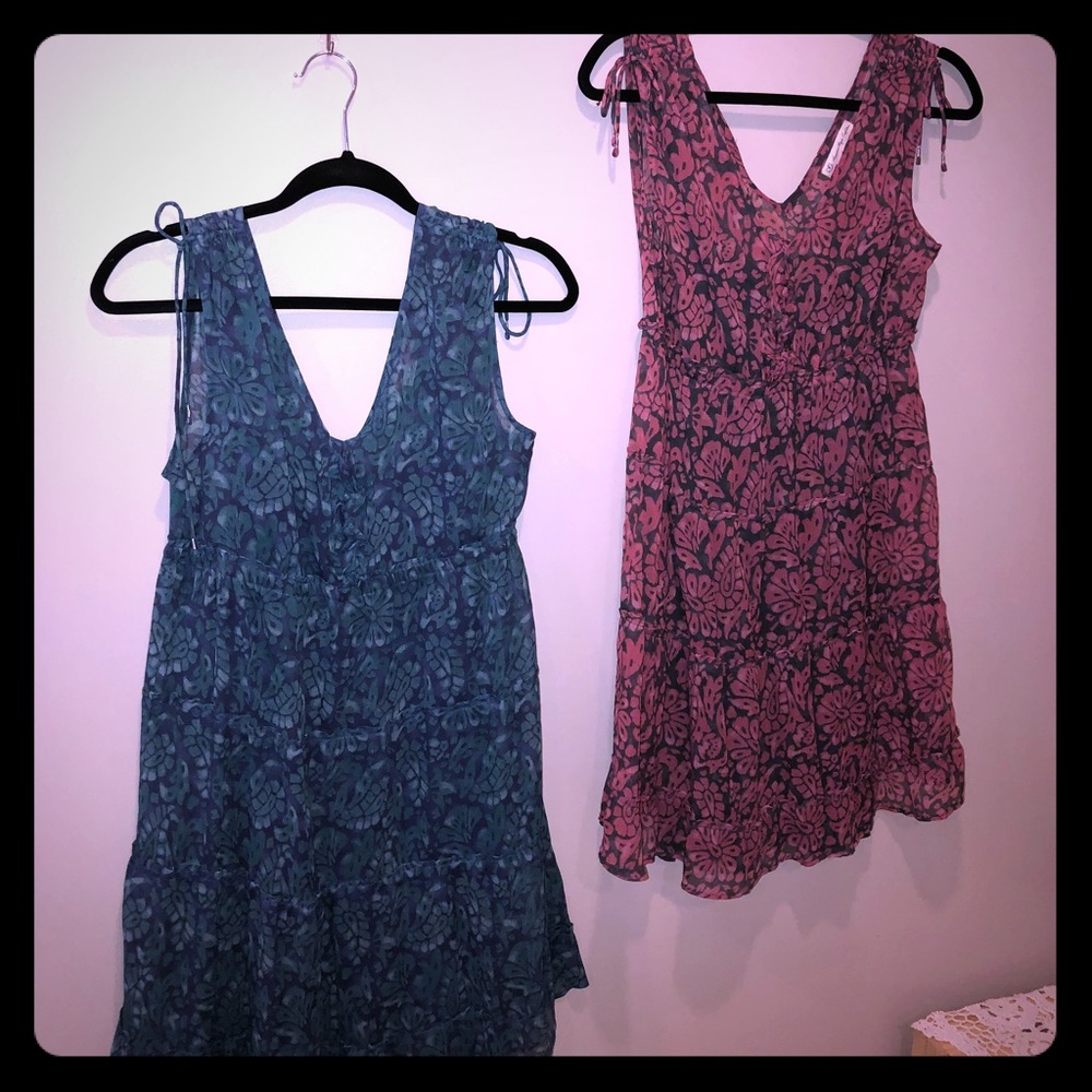 Boho dress with cotton underlay